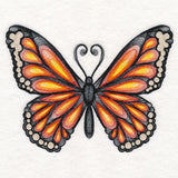 Soft Spirals Monarch Butterfly