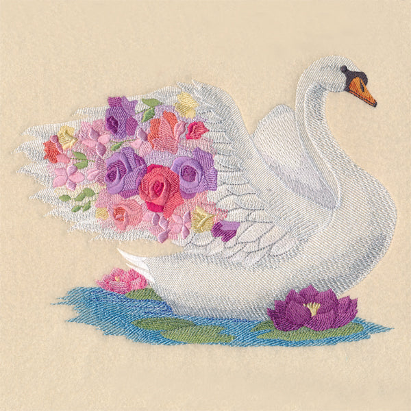 Swan in Bloom