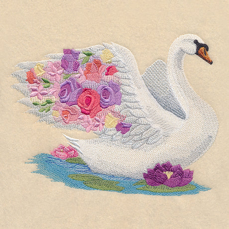 Swan in Bloom
