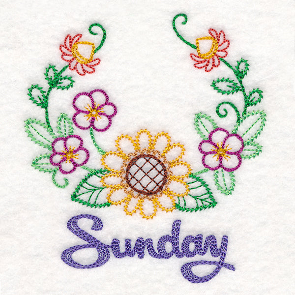 Floral Laurels - Sunday (Vintage)