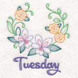 Floral Laurels - Tuesday (Vintage)
