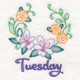 Floral Laurels - Tuesday (Vintage)