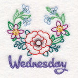 Floral Laurels - Wednesday (Vintage)