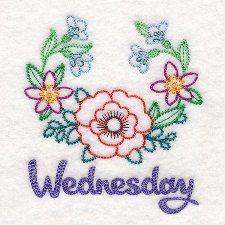 Floral Laurels - Wednesday (Vintage)