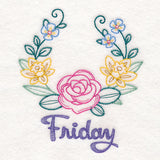 Floral Laurels - Friday (Vintage)