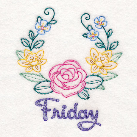 Floral Laurels - Friday (Vintage)