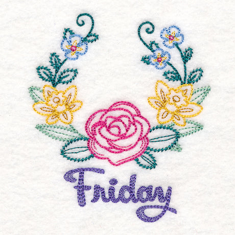 Floral Laurels - Friday (Vintage)