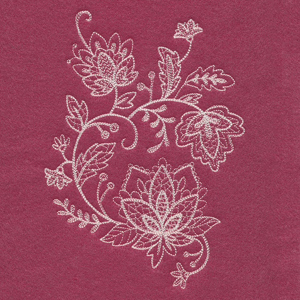 Delicate Jacobean Flourish