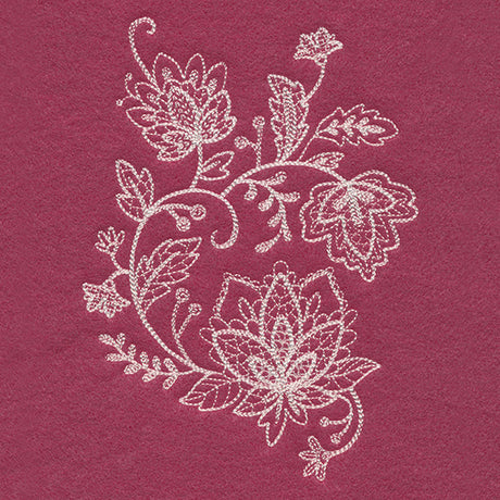 Delicate Jacobean Flourish