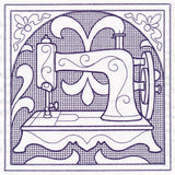 Sewing Machine Square (Trapunto)