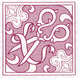 Scissors Square (Trapunto)