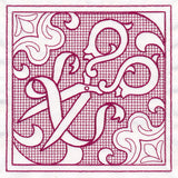 Scissors Square (Trapunto)