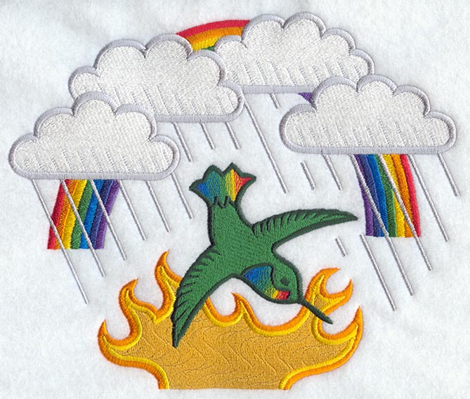 Hummingbird & Rainbow