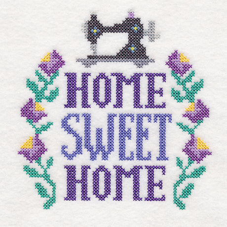 Sewing Home Sweet Home (Cross Stitch)