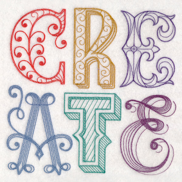 Create Typography Square