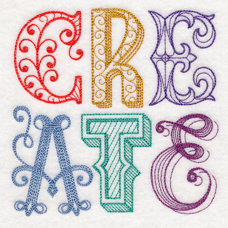 Create Typography Square