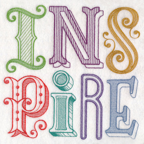 Inspire Typography Square