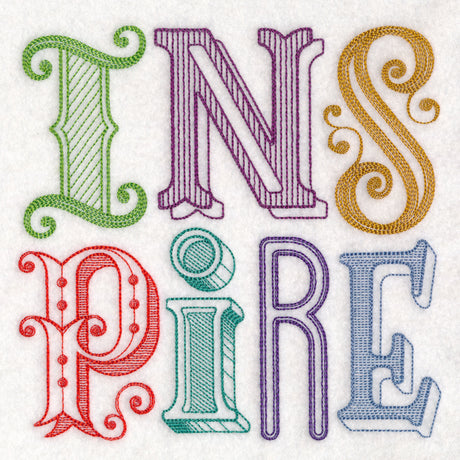 Inspire Typography Square