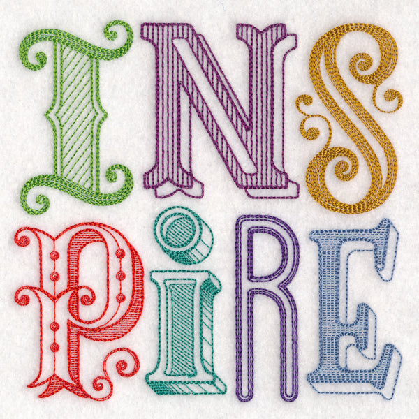 Inspire Typography Square