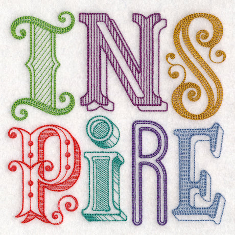 Inspire Typography Square