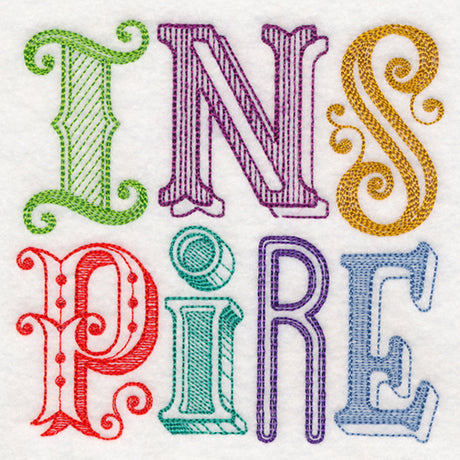 Inspire Typography Square