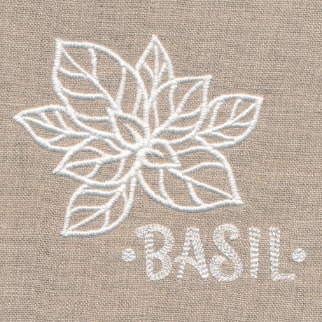 Rustic Basil Accent