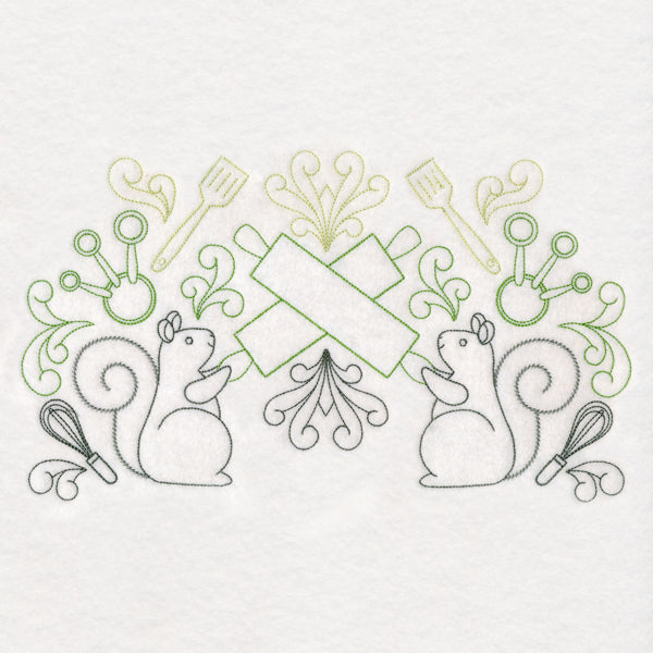 Kitchen Helper Squirrels (Vintage)