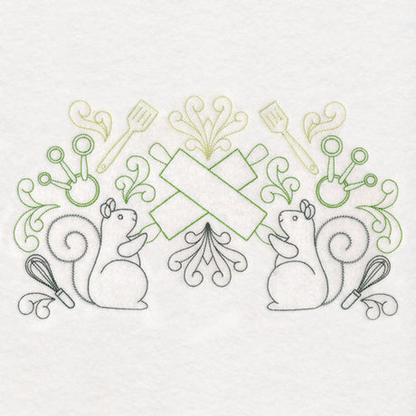 Kitchen Helper Squirrels (Vintage)