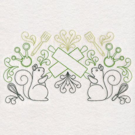 Kitchen Helper Squirrels (Vintage)