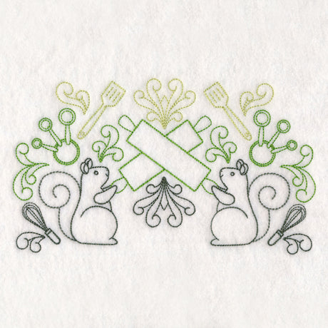 Kitchen Helper Squirrels (Vintage)