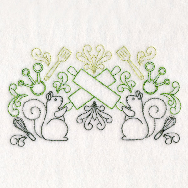 Kitchen Helper Squirrels (Vintage)