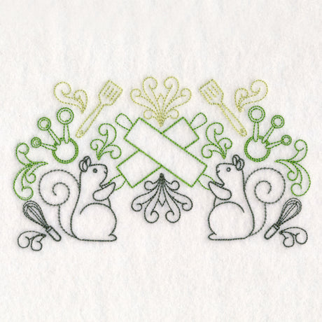 Kitchen Helper Squirrels (Vintage)