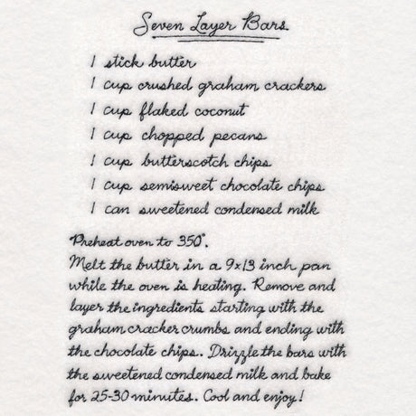 Seven Layer Bars Recipe