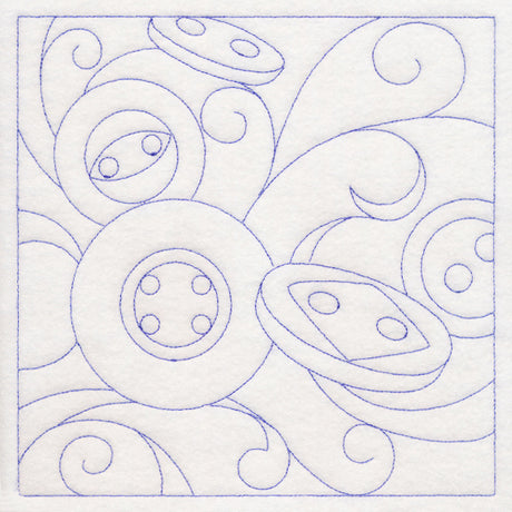 Crafty Quilting - Buttons (Double Run)