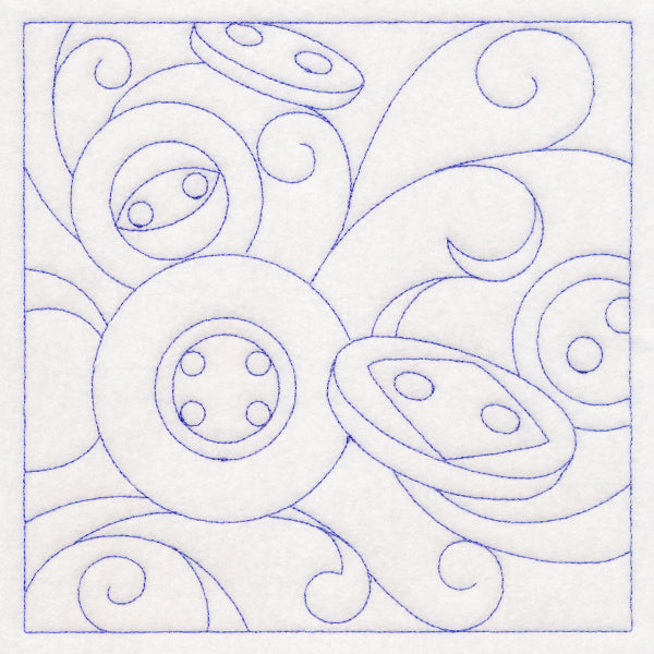 Crafty Quilting - Buttons (Double Run)