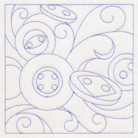 Crafty Quilting - Buttons (Double Run)