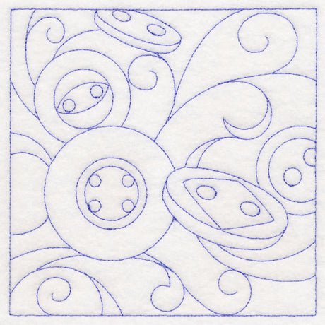 Crafty Quilting - Buttons (Double Run)