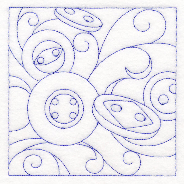 Crafty Quilting - Buttons (Double Run)