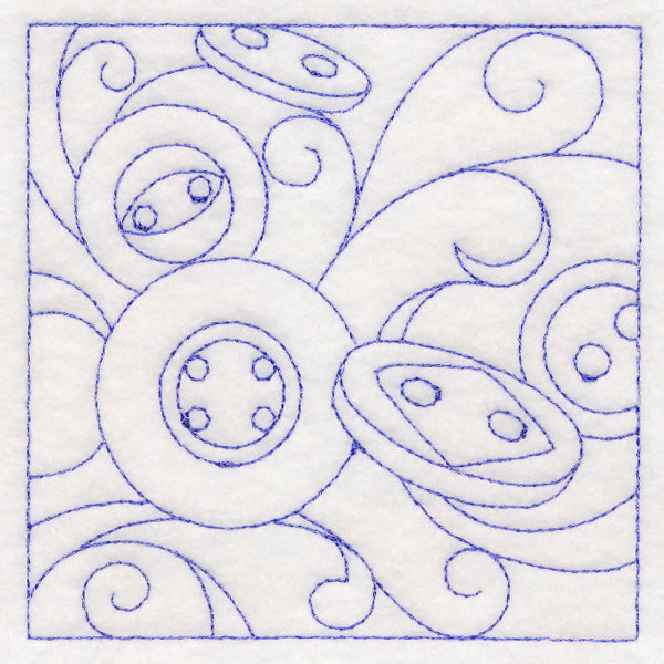 Crafty Quilting - Buttons (Double Run)