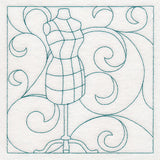 Crafty Quilting - Dress Form (Double Run)