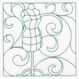 Crafty Quilting - Dress Form (Double Run)