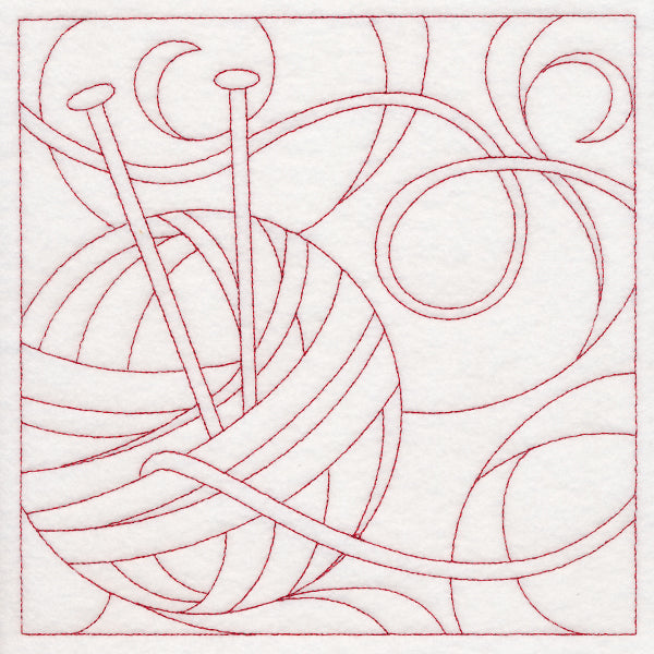 Crafty Quilting - Knitting (Double Run)
