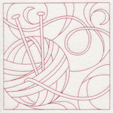 Crafty Quilting - Knitting (Double Run)