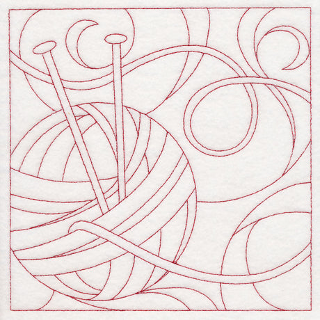 Crafty Quilting - Knitting (Double Run)