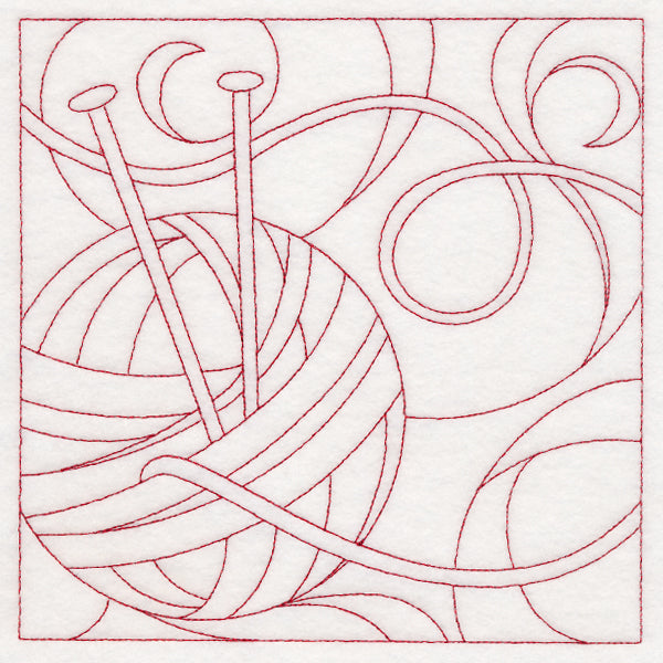 Crafty Quilting - Knitting (Double Run)