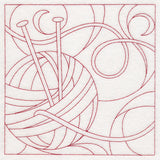 Crafty Quilting - Knitting (Double Run)