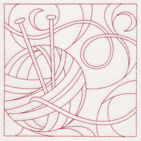 Crafty Quilting - Knitting (Double Run)