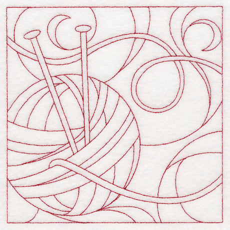 Crafty Quilting - Knitting (Double Run)