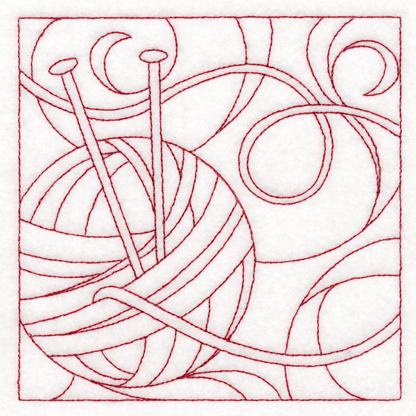 Crafty Quilting - Knitting (Double Run)
