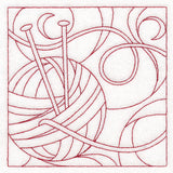 Crafty Quilting - Knitting (Double Run)
